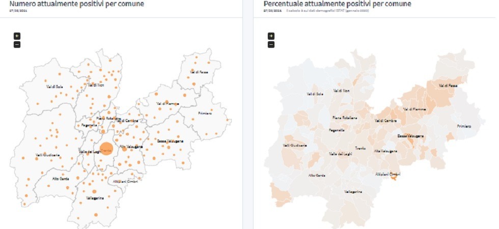 Coronavirus in Trentino, 25 Covid-free